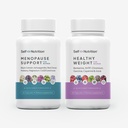 SELF NUTRITION Menopause Support + Healthy Weight – Women’s Natural Supplement for Hormone Balance, Mood & Sleep, Energy, Metabolism & Weight Management. Made in USA, Vegan, Gluten Free.
