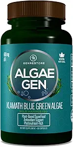 Genrestore: Natuurlijke AFA stam Cell Celulas Madres Klamath Blue - Green Algen effectiever dan Spirulina of Chlorella Phytonutrient- Rich, Superfood 600mg Aphanizoomenon Flos-Aquae (1)