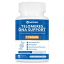 Telomeres DNA Support - Anti Aging Supplement for DNA Repair, Cell Health & Stem Cell Support Max Absorption 60 Capsules