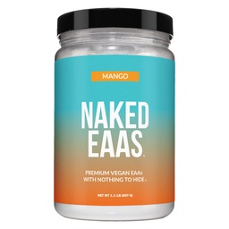 NAKED Mango EAAs Amino Acids Powder, Vegan Essential Amino Acids, Instantized All Natural EAA Powder Supplement 1.1LB - 26 Servings