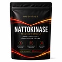 RISEVITALS Nattokinase Premium Formula with Vitamin K2 MK-7 – Fermented Enzyme Supplement for Daily Wellness Support, Daily Use for Adults, 60 Count