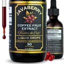 Whole Coffee Fruit Extract – Brain, Focus & Memory Support with BDNF | Low-Caffeine Coffee Cherry Superfruit Concentrate | Polyphenols & Antioxidants, Sugar-Free | 60mL Liquid