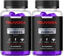 (2 Pack) Truvora Gummies - Official Truvora Gummys with All Natural Ingredients, Advanced Truvora Maximum Strength Vitamins Formula for Wellness & Overall Health Support, 120 Gummies for 2 Months