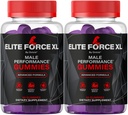 (2 Pack) Elite Force XL Gummies - Official EliteForceXL Gummys with All Natural Ingredients, Advanced Daily Maximum Strength Formula for Wellness & Overall Health Support, 120 Gummies for 2 Months