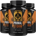 (3 Pack) Primal Storm Capsules - Advanced PrimalStorm Pills Premium Formula Support All Natural Ingredients Maximum Strength, Daily Vitamins for Health & Wellness Reviews, 180 Capsules for 3 Months
