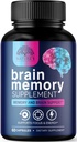 Hersengeheugensupplement Pillen - 3X Strength Nootropics for Concentration, Clarity & Focus Support - Hersengezondheid Cognitieve vitamines met Bacopa, Fosfatidylserine & DMAE, Brain Booster - 60 capsules