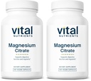 Vital Nutrients Magnesium Citrate 150mg | Promotes Relaxation | Supports Sleep, Bone, Heart, Muscle, Kidney, & Nerve Health* | Vegan Supplement | Gluten, Dairy, Soy Free | 100 Capsules (Pack of 2)