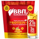 BBfL Grass-Fed Whey Protein Shake, 15 Servings, Turmeric Cream | 21g rBGH-Free Protein, Turmeric + Curcumin 95% + Ceylon Cinnamon, Apple Cider Vinegar, Prebiotics, Digestive Enzymes