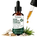 Somara Bone Density Complex Liquid, Bone Restore Formula– Calcium, Magnesium, Vitamin D3, K2, Organic Algae Calcium, High Absorption Rate, Non-GMO, Gluten-Free