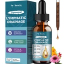 Liposomal Lymphatic Drainage Drops - 11 In 1 Organic Lymphatic Drainage Supplement with Burdock Root, Echinacea, Elderberry, Calendula, Cleavers Herb, Dandelion Supports Lymphatic Health 2 FL.OZ