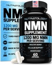Nutratology NMN Supplement - Pure NAD+ Booster - 600mg Per Cap - 60 Caps | Pure Nicotinamide Mononucleotide | Cellular Energy, Healthy Aging | Made in USA | NMN NAD Supplements For Women & Men