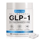 O Nature ZIRAN GLP-1 Weight Management Supplement for Women & Men, GLP1 Appetite Control, Energy & Digestion Balance - Vegan, Gluten-Free, Dairy Free, 90 Capsules (Pack of 1)