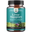 Natures Craft Lever Reiniging Detox & Reparatie 120 Capsules - Herbal Lever Ondersteuning Melkdistel Supplement - Silymarin Melkdistel Supplementen met Dandelion Root, Choline, Beetwortel & Artichoke Extract