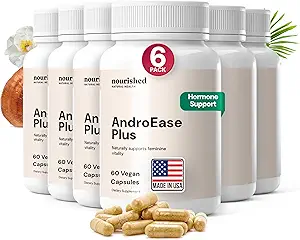 Gevoede AndroEase Plus - Natural Balance Supplement for Women - Vegan Formula with Zink & Saw Palmetto -360 Capsules for Daily Wellness & Vitality - Made in USA