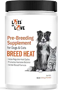 Breed Heat - Breeding & Reproductive Supplement for Dogs & Cats (Formerly Thomas Labs, Same Product) - 16 oz Powder