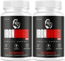 (2 Pack) Iron Horse Pro Supplement Pills - Official Advanced Formula Support Capsules - Maximum Strength, Natural Iron Horse Pro for Overall Health & Wellness, 120 Capsules for 2 Months