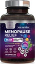 Menopause Supplements for Women - Hot Flash Night Sweats & Menopause Relief Pills - Probiotic Blend 8 Billion CFU Per Serving with Dong Quai & Black Cohosh - Vaginal, Digestive Support - 120 Capsules