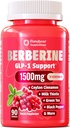 Berberine 1500mg GLP-1 Weight Loss Supplement Pills for Women & Men