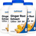 Nutricost Gemberwortel Extract 550mg, 240 Capsules (3 flessen)