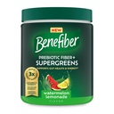 Benefiber Prebiotic Fiber + Supergreens, Watermelon Lemonade Flavor, 8.8 oz
