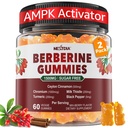 Berberine Gummies 1500mg + Ceylon Cinnamon, Natural GLP-1 Support, 120 Cts