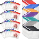 35&70 Pieces Pill Pouch Bags Zippered, Anglecai Herbruikbare Pill Pouch for Medicine Bags Portable Self Sealing Travel Medicine Packets with Slide Lock Drug Baggies (70)