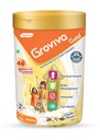 Groviva Gold Milk Protein Powder for Kids | 2-6 Years | 400g Vanilla Jar| 46 Nutrients | Growth & Digestive Nutrients | Supports Physical Growth, Brain Development, Immunity & Eye Health