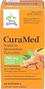 Terry Naturally CuraMed 750 mg - 60 Softgels - Superior Absorptie BCM-95 Curcumine Supplement, bevordert gezonde ontsteking respons - non-GMO, Glutenvrije, Halal - 60 porties
