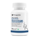 Trexgenics CHOLINE BITARTRATE 650 mg Cognitive Function, Fat Metabolism, Brain & Nervous System Health Support VEGAN & NON-GMO (60 Veg. Capsules) (Pack of 1)