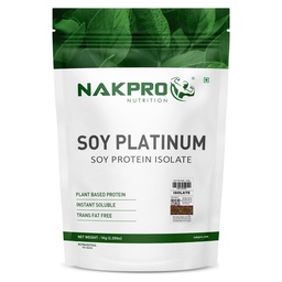 NAKPRO VEGAN SOY PROTEIN ISOLATE 90% | 27.4g Protein, 4.7g BCAA | High Quality Vegan Plant Based Protein for Muscle Growth | Raw, Natural Protein for Men, Women & Athletes | 1 Kg Unflavoured (30 Servings)