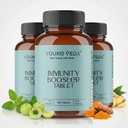 Young Veda Immunity Booster Tablets|Helps Boost Immune Response, Relief From Cold, Cough|| Ayurvedic Immunity Booster |With Tulsi,Giloy,Mulethi,Black pepper,dalchini,aloevera,pippal|120 veg Tablets