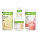 HERBALIFE Formula 1 Shake Strawberry 500g, Protein 200Gram, Afresh Lemon 50g, ShakeMate 500gNutrition Drink (Pack of 4, Strawberry, Lemon Flavored)
