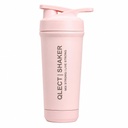 QLECT Stainless Steel Grade 304 Protein Shaker Bottle for Gym | Mixer Agitator | Leak Proof | 2 way Opening & Clenaing | 2 Openings Wide Mouth & Flip Lid | Food Grade Bpa Free | Odor Resistant (700ml)