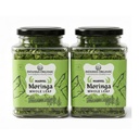 Indiana Organic Moringa Whole Leaves Dry Leaf, Dried Drumstick Tree Leaves, Natural Super-Food – For Making Herbal Tea, Smoothies, Soups - 35 Gram (Pack of 2)