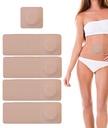 100 Pieces castor oil patches for belly button,castor oil patch, Leak-Proof Navel Patch for Liver Detox, Convenient Self-Adhesive Design, 6x6 cm, Suitable for Daily Wellness & Relaxation Support