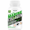 HXN Marine Collagen Peptides | Hydrolyzed Type 1 & 2 Protein for Skin Hair Nails | 99.98% Collagen Powder Supplement | Women -60 Tablets
