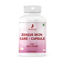 Zenius Skin Care Capsule | Ayurvedic Glow Supplement with Amla, Neem, Giloy & Manjeeth | Daily Skin Nourishment & Skin Radiance for Men & Women |60 Capsules