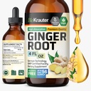 BIO KRAUTER Gemberwortel Extract - natuurlijke gembersupplementen voor algemene wellness - Alcohol en suikervrij - Vegan Drops 4 Fl.Oz.