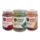 KOH Super Veggie Trio Combo Pack Of 3 - Beetroot, Carrot & Spinach Powder | Pure & Natural Superfoods for Cooking, Smoothies & Skincare | Rich in Vitamins, Protein, Fiber | No Additives