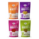 NIHKAN Baked Protein Crackers Combo - Moringa, Beetroot, Sesame & Chorafali | Gluten Free Healthy Snack | 100% Baked, No Palm Oil, No Preservatives, Fibre Rich & All Natural (Combo of 4, Moringa, Sesame, Beetroot & Chorafali)