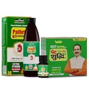 Jeena Sikho Organics Gut & Kidney Detox Combo | Pet Yakrit Pleeha Shuddhi Kit + Pathri Shuddhi Combo Pack | Ayurvedic Cleanse for Liver, Gut & Kidney Health