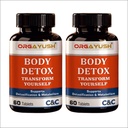 Body Detox Tablets for Daily Wellness – Herbal Supplement for Digestive Support, Liver Function, Immunity & Metabolism Support with Antioxidants (Pack of 2)