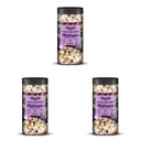 Happilo Premium Makhana Cream & Onion Jar 80g | Roasted Foxnuts, Phool Makhana | Healthy Snacks | Low Calorie, Vegan & Crunchy (Pack of 3)