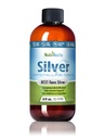 NutriNoche Colloïdale Silver Liquid - Premium Silver for Immune Support - Organic Plata Coloidal para Tomar - 99,99% Ultra Pure Nano Partikels voor Optimale Absorptie - 30 ppm 8 oz