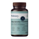 Miduty Blue Spirulina + Peak ATP - Energy & Muscle Fatigue Support - 40+ Nutrients, 65% Plant Protein, Phycocyanin-Rich Superfood - Immunity & Detox Support - 120 Tablets