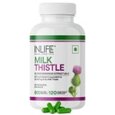INLIFE Milk Thistle 800mg per Serving, 80% Silymarin 25:1 120 Veg Capsules