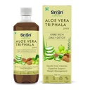 Sri Sri Tattva Aloe Vera Triphala Juice - 500 ml | Digestion, Immunity, Liver & Skin Wellness Support | With Aloe Vera, Amla, Haritaki & Vibhitaki; No Added Sugar | (Pack of 1)