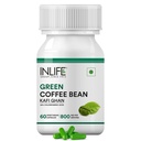 INLIFE Green Coffee Extract Supplement, 50% CGA, 800mg, 60 Veg Capsules