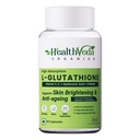 Health Veda Organics L-Glutathione 1000 mg, 60 Veg Capsules for Men & Women | Skin Brightening, Glow & Antioxidant Support | with Grape Seed, Vitamin C/E & Biotin