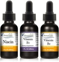 HoneyCombs Liquid Drops 1oz Each Save 10% - Vitamine B2 (Riboflavine) + Hoge Potentie Thiamine Vitamine B1 Extract + Vitamine B3-Niacine